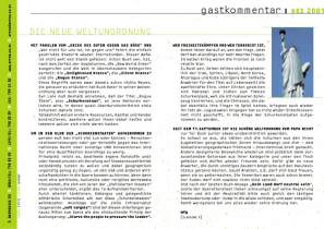 <p><strong>Arena-Monatsprogramm</strong><br />
Vorwort<br />
1998-2004<br />
A6, Seitenumfang: 8-24<br /></p>
