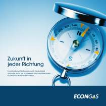 <p>Broschüre<br />
<strong>Zukunft in jeder Richtung</strong><br />
EconGas 2012<br />
Artdirektion, Layout, Satz, Grafiken</p>
