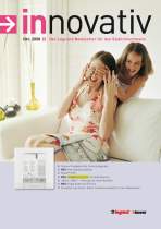 <p><strong>innovativ</strong><br />
Der Legrand Newsletter für den Elektrofachmann<br />
16 Seiten, 2008<br />
Herausgeber: <br />
Legrand Austria GmbH (Österreich),<br />
Legrand-BTicino GmbH (Deutschland)</p>
