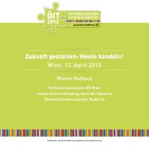 <p><strong>Österreichischer Integrationstag 2013</strong><br />
Programmheft<br />
Verein Wirtschaft für Integration<br />
Artdirektion, Layout, Satz</p>
