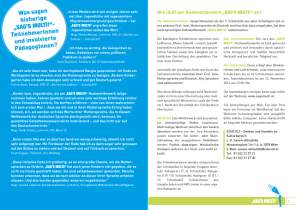 <p><strong>Sag’s Multi!</strong><br />
Broschüre <br />
Verein Wirtschaft für Integration 2012<br />
Artdirektion, Layout, Satz</p>
