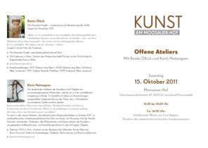 <p>Ausstellungsreihe<br />
<strong>Kunst am Moosauerhof</strong></p>
