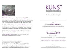 <p>Ausstellungsreihe<br />
<strong>Kunst am Moosauerhof</strong></p>
